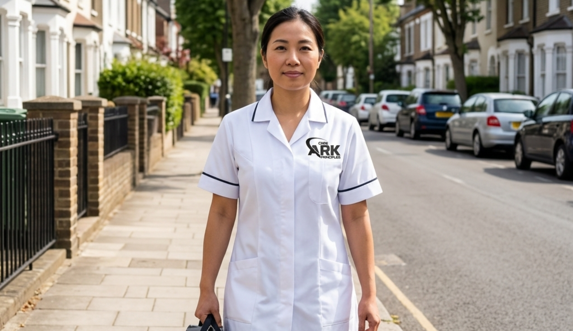 Ark Care Principles carer heading to work in Stockton-on-Tees