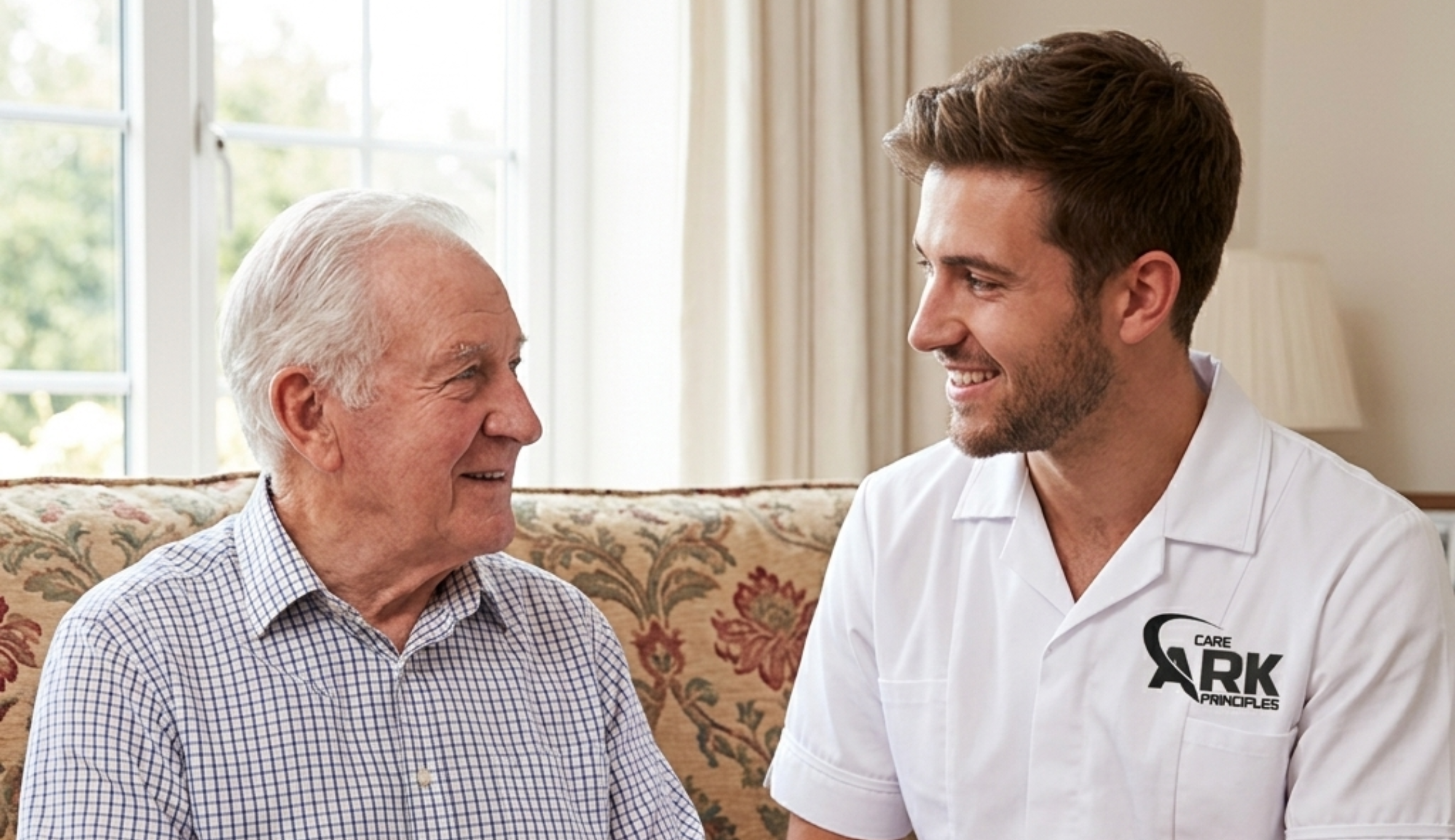 Ark Care Principles carer arriving for a free home care assessment in Stockton-on-Tees